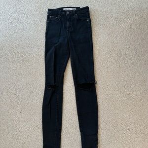 Lovers + Friends Women Denim Black Jeans